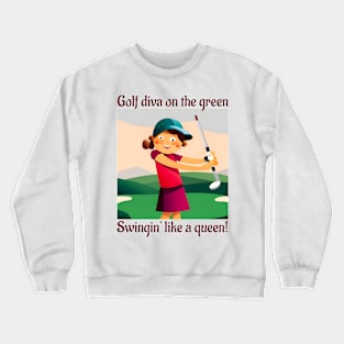 Golf Diva Crewneck Sweatshirt